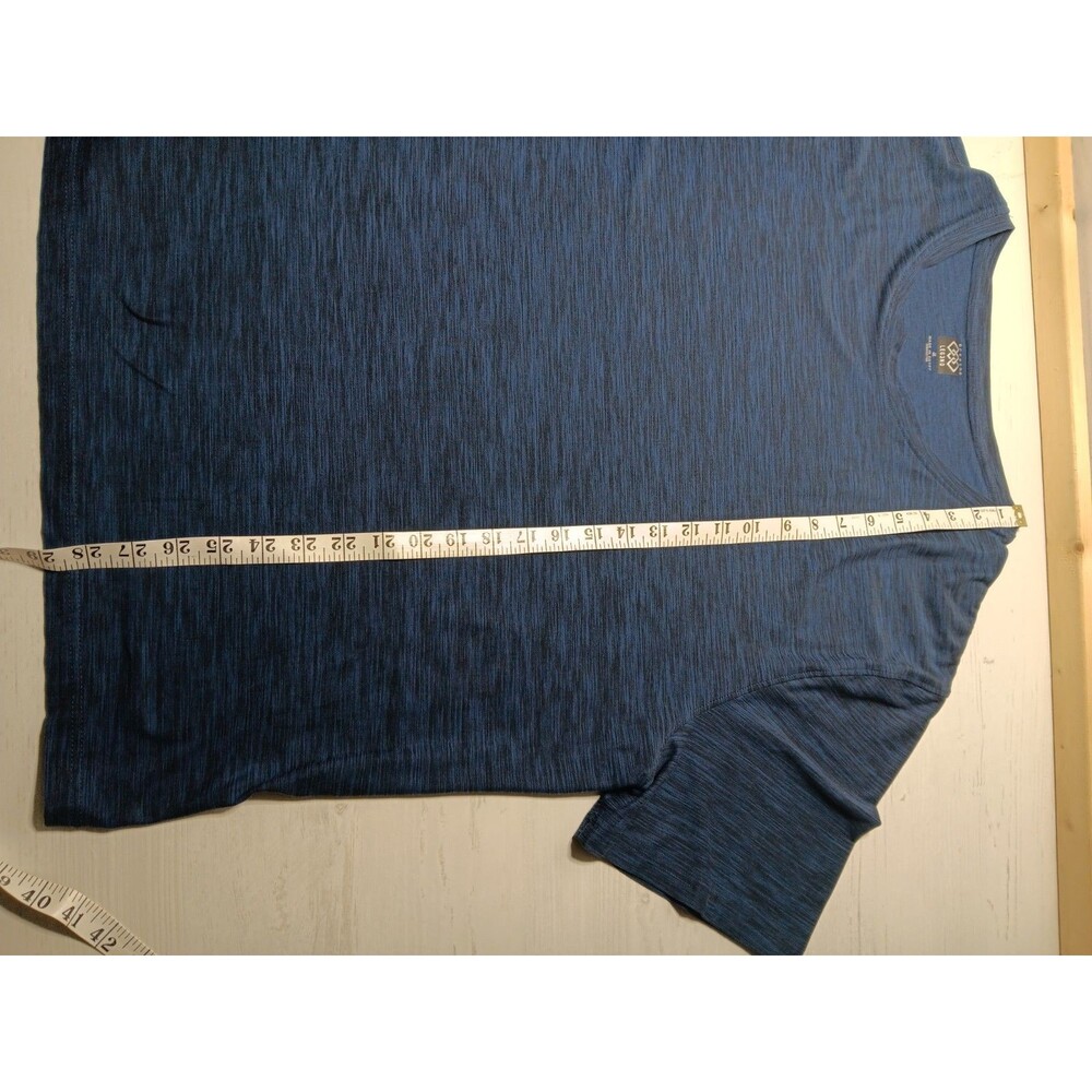LEG3ND Legend Breathe Men’s T-Shirt Performance Top Heathered Blue Size 3X - Picture 9 of 15